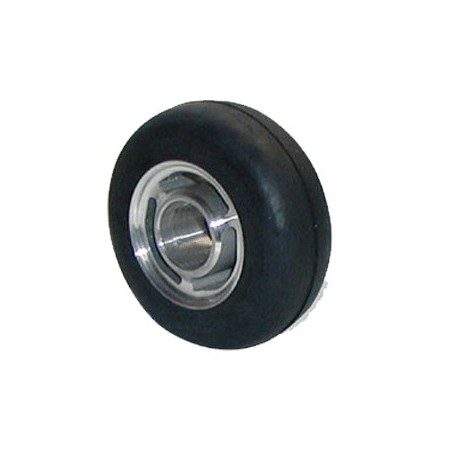Rulleski gummihjul Ø80x30mm